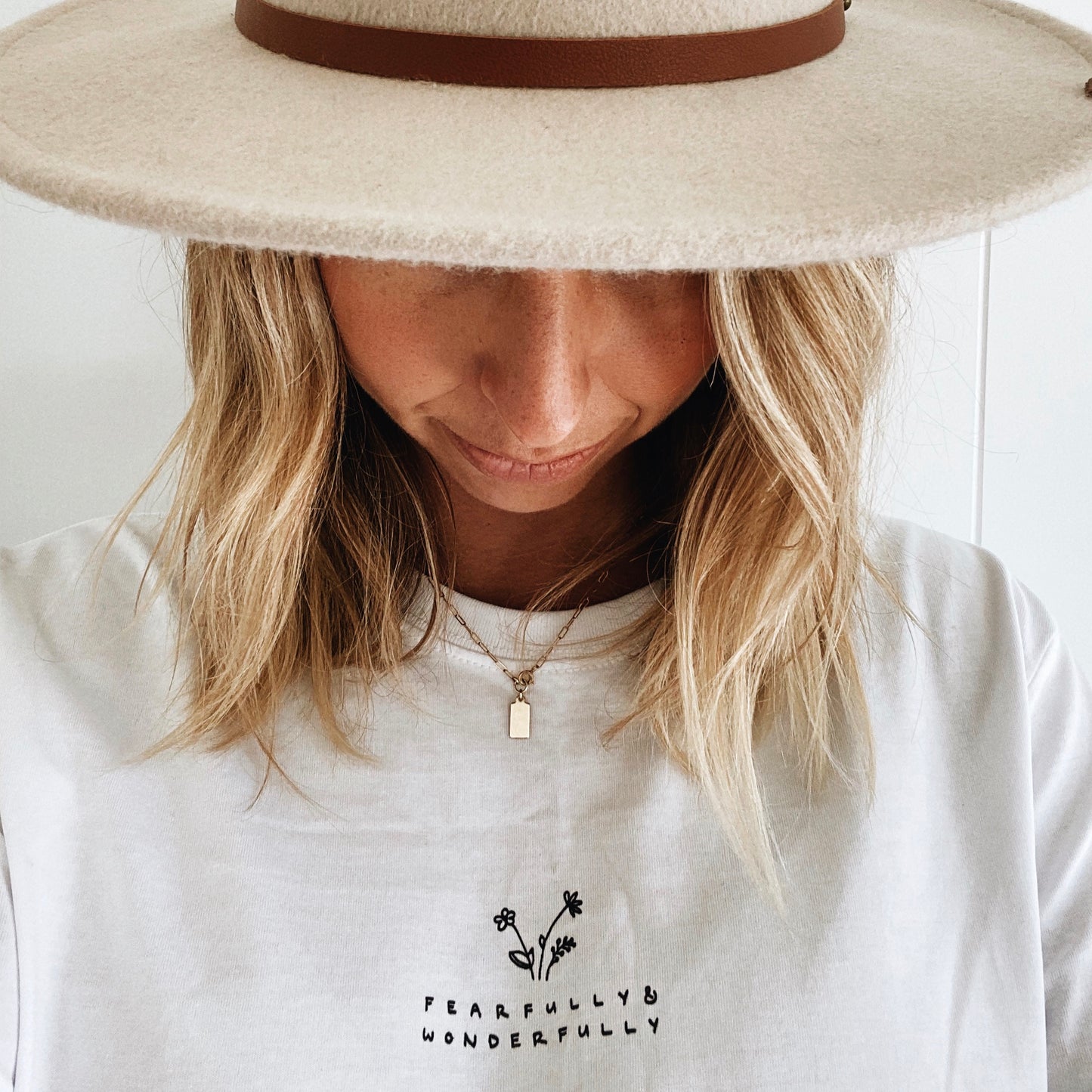 fearfully and wonderfully - girls tee
