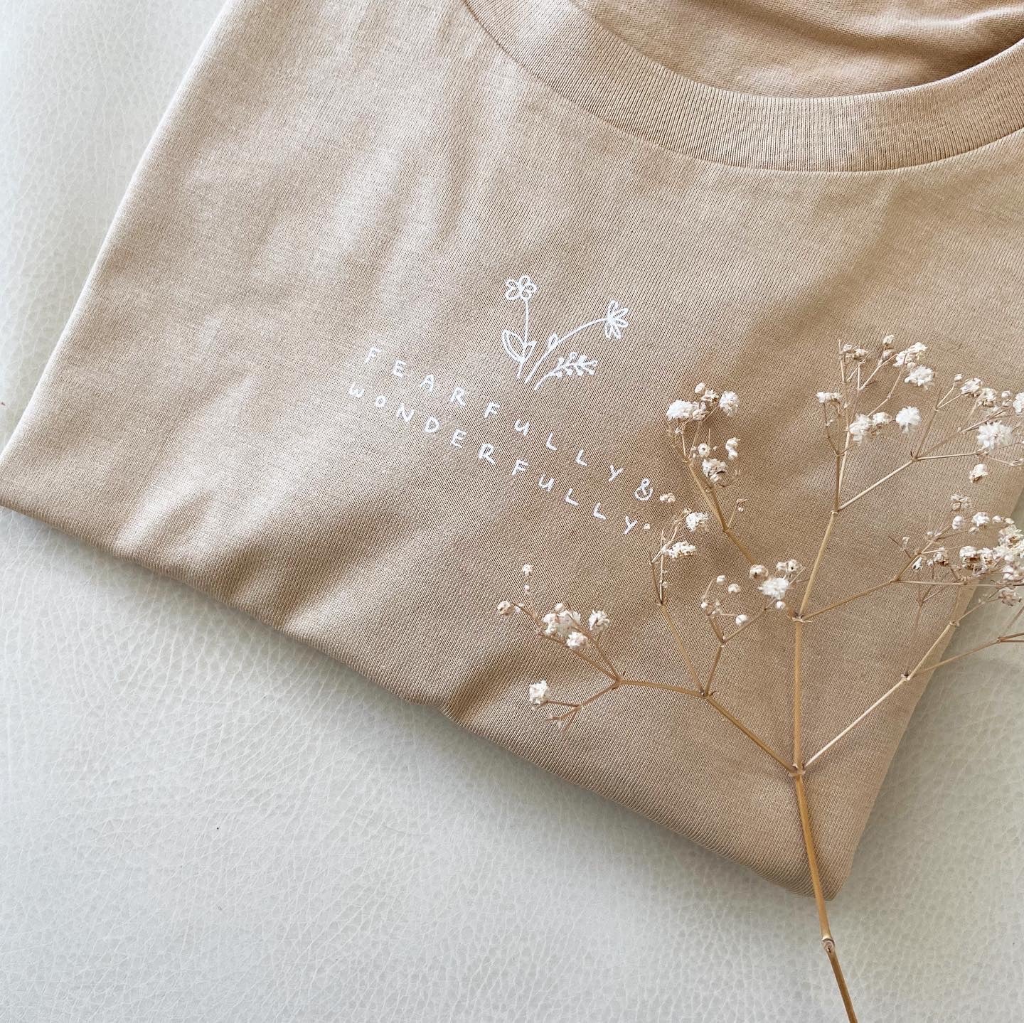 fearfully and wonderfully - girls tee