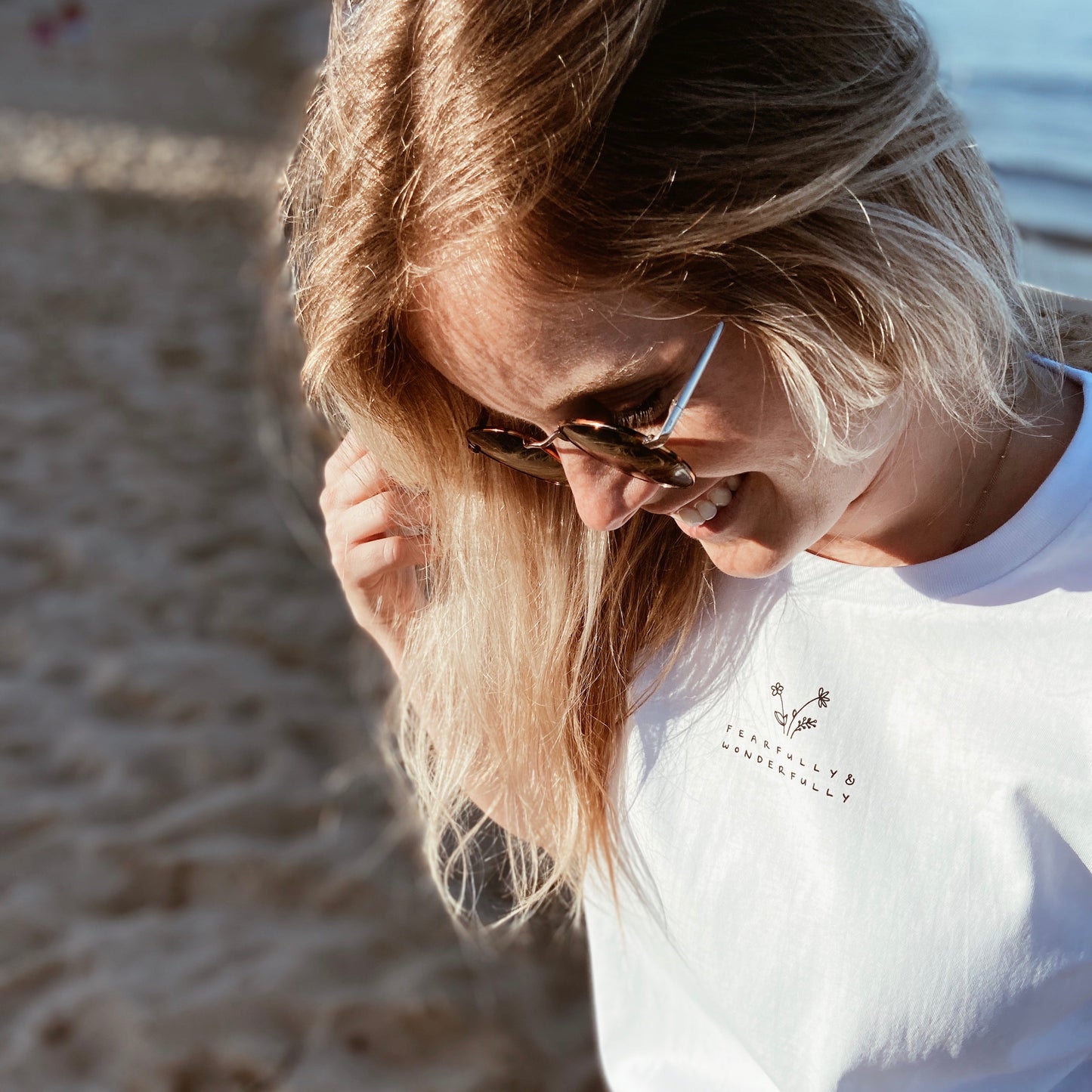 fearfully and wonderfully - girls tee
