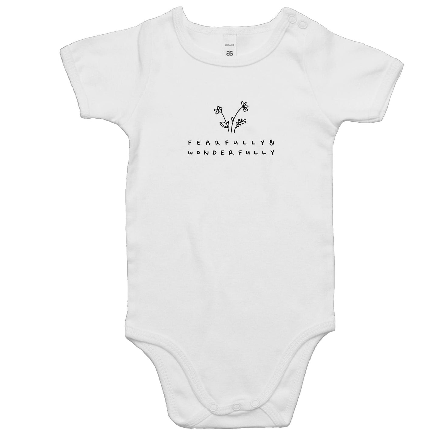 fearfully & wonderfully - baby onesie