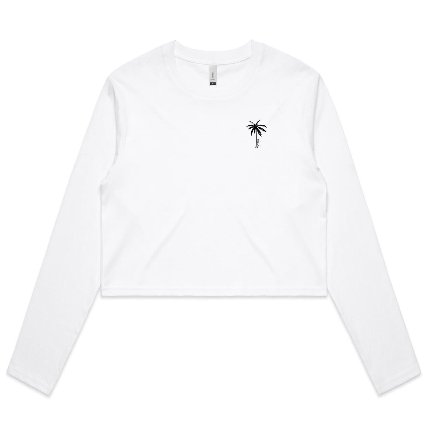 flourish - girls long sleeve crop tee