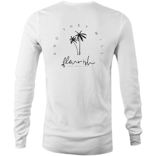 flourish - long sleeve unisex tee