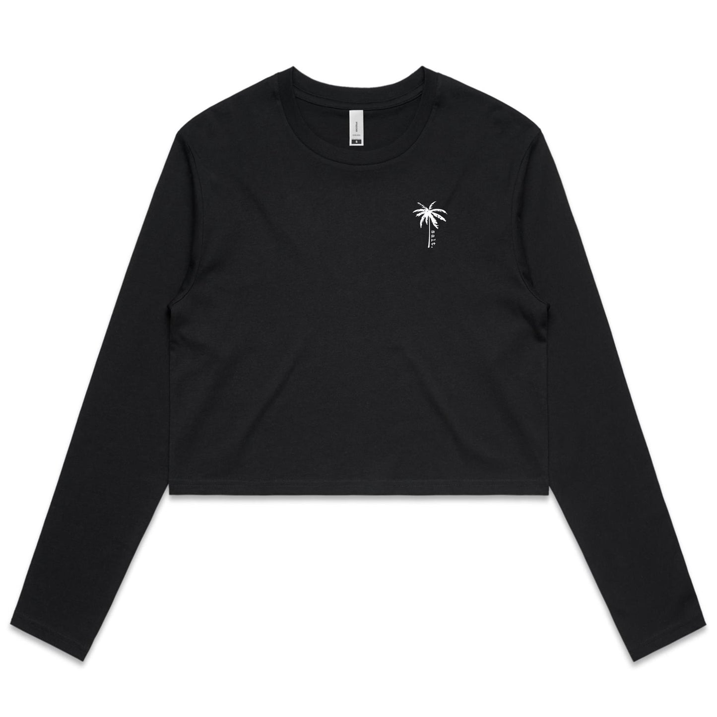 flourish - girls long sleeve crop tee