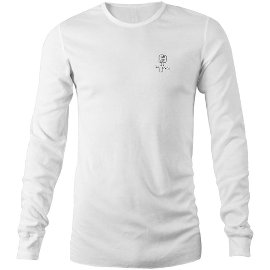 saved by grace (pocket) - long sleeve unisex tee